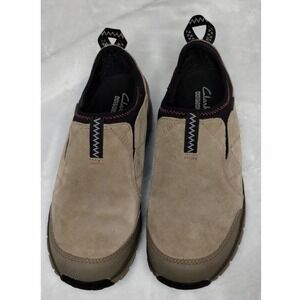 Clarks‎ Outdoor Wave Walk Slip On Loafers Women's Size 8M Suede Beige
